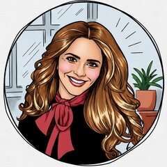 Illustrated portrait of Shakila Ahmad, Director at Comms Inc